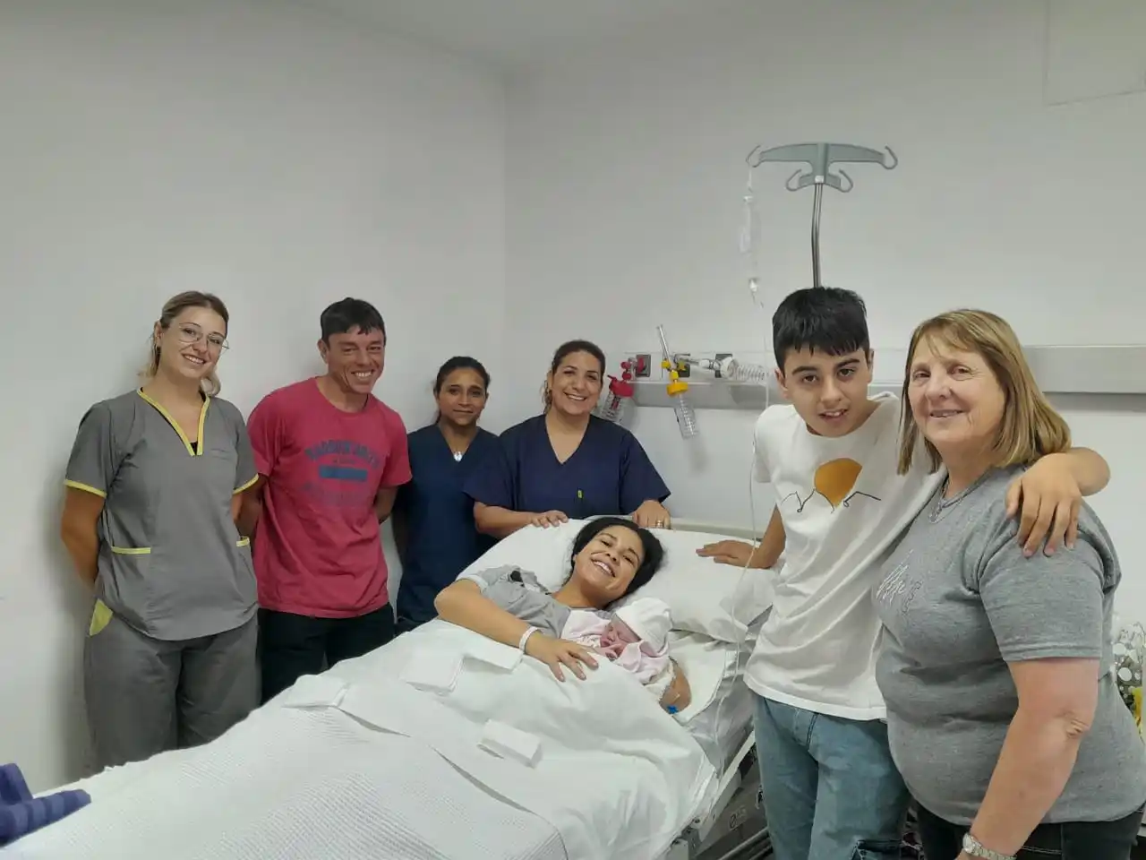 Nació Lara, la primera bebé del 2024 en Tres Arroyos