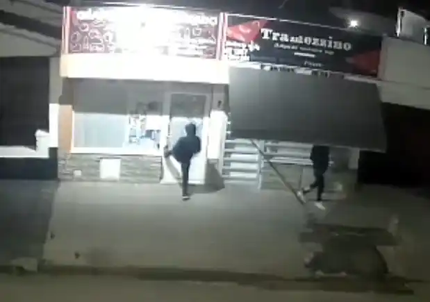 Imagen de cámara de seguridad delató a ladrones en un robo