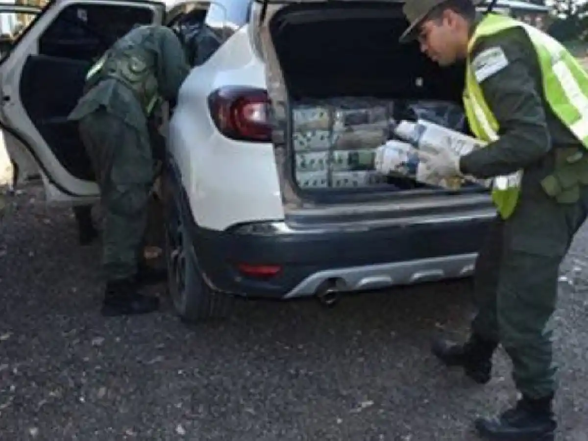 Incautaron gran cargamento de hojas de coca en San Cristóbal