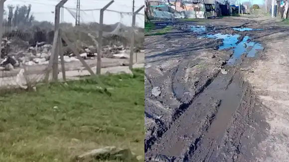"Calles detonadas" y camiones de basura que no pasan: la indignación de los vecinos del barrio Autódromo