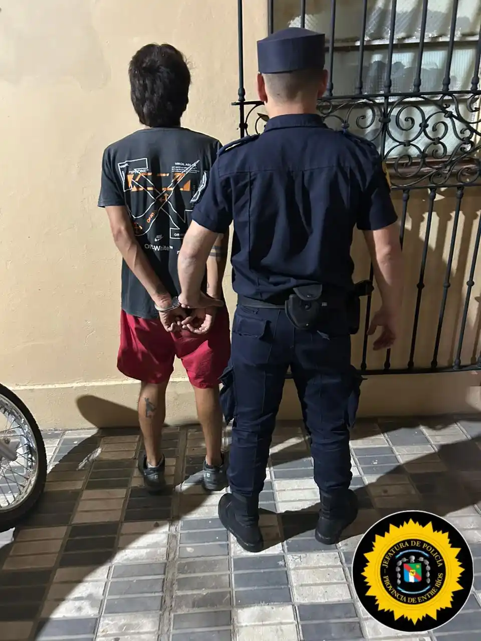 Aprehensión en flagrancia por hurto en Diamante