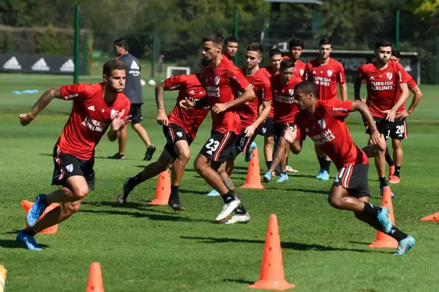 �altima práctica en River antes de Fortaleza