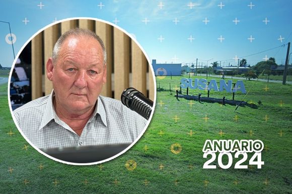 Jorge Perino, presidente comunal de Susana: “Vamos con hechos, no con dichos”