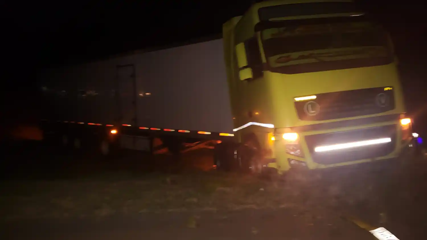 Despistó un camión en ruta 9