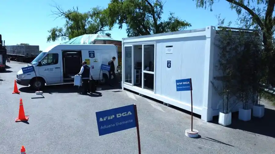Aduana instaló un escáner en el Puente Victoria-Rosario