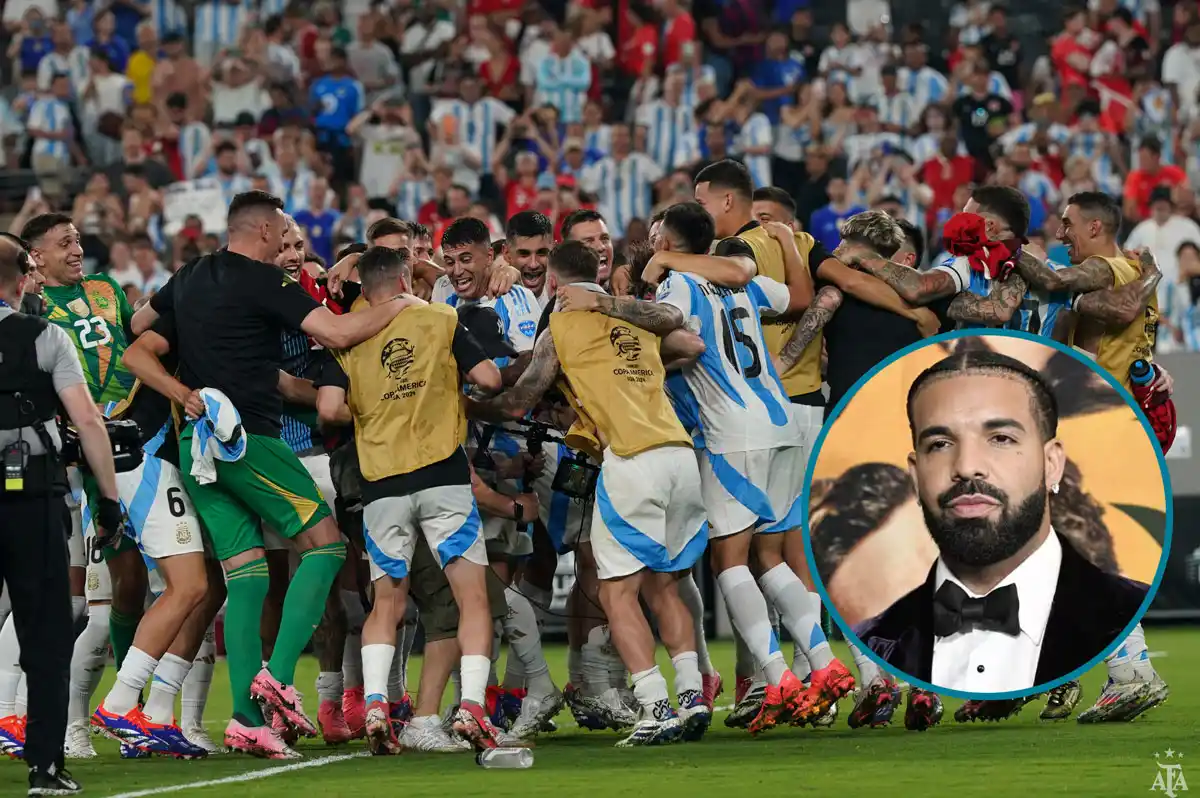 Drake perdió u$s300.000 por apostar por Canadá y desde la Selección Argentina le dejaron un mensaje