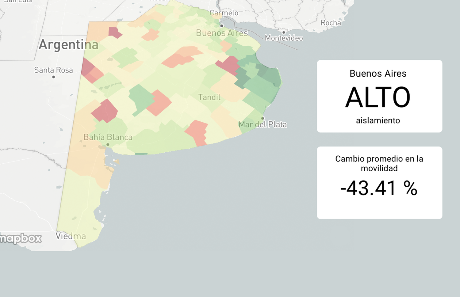 #Coronavirus: La app que utiliza la movilidad con celulares para monitorear en tiempo real la cuarentena en la Provincia