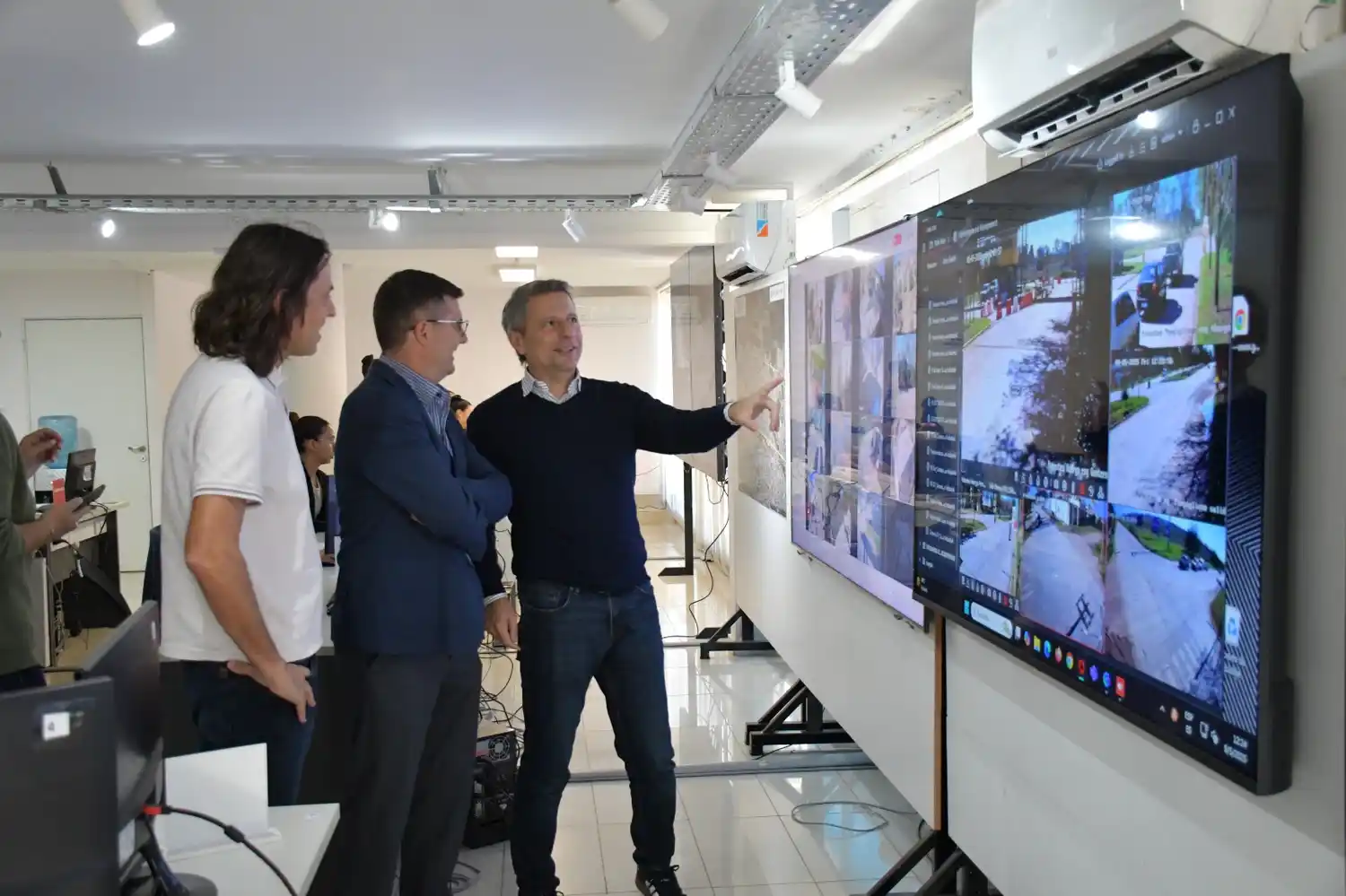 Instalan más cámaras de seguridad en el Parque Industrial para reforzar la prevención y el control