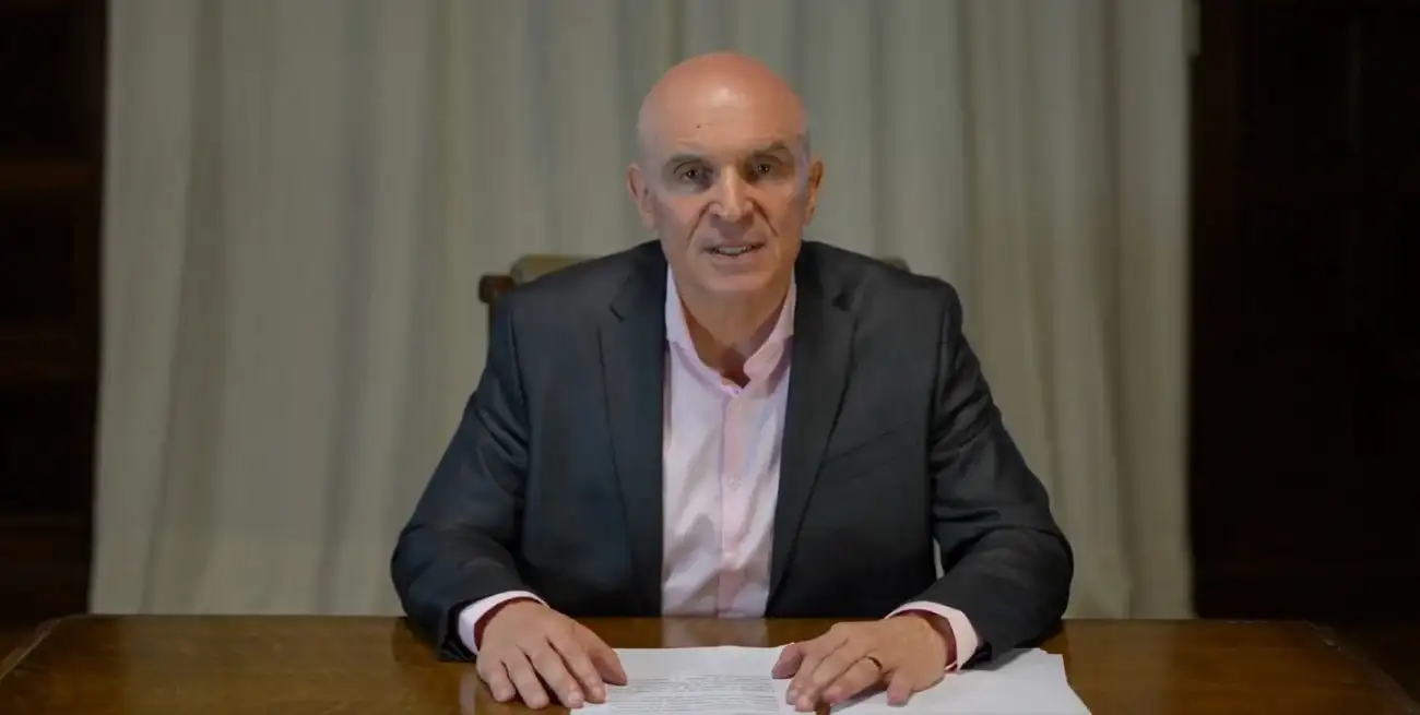 José Luis Espert en el video publicado este jueves por la noche en sus redes sociales.