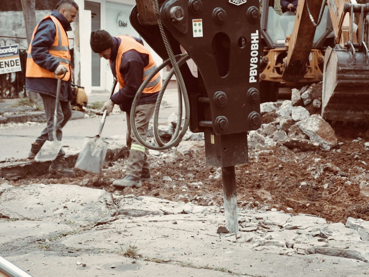 Programa de arreglo y bacheo de calles