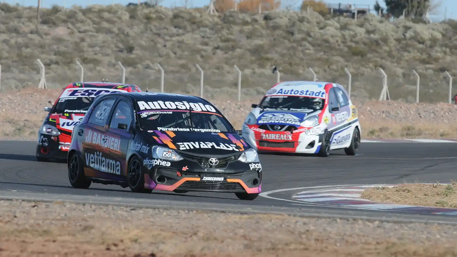 Primer festejo ganador de Juancho Eluchans en Turismo Nacional