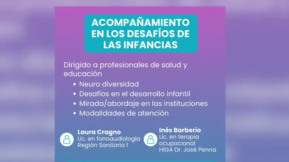 Capacitación sobre acompañamiento en los desafíos de las infancias
