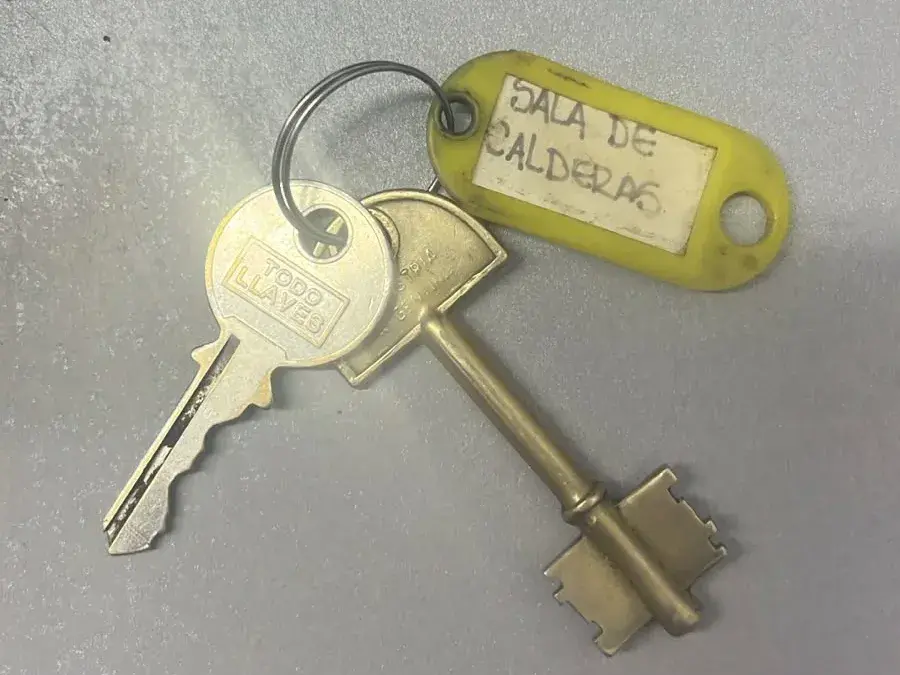 Federico encontró estas llaves