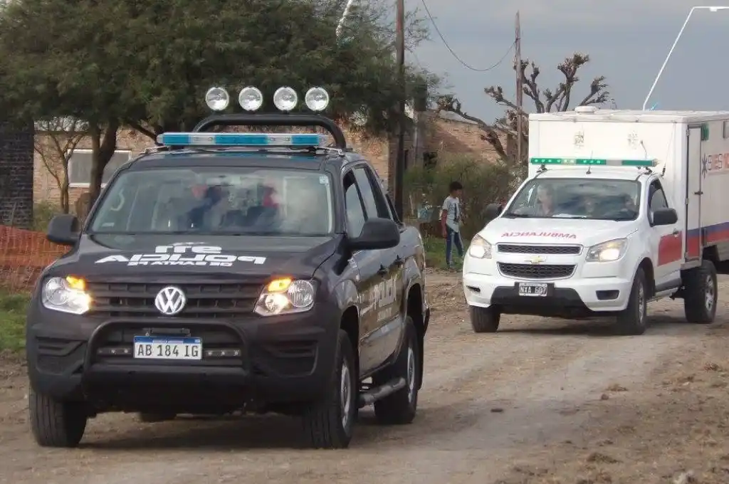 Operativo policial en Los Amores