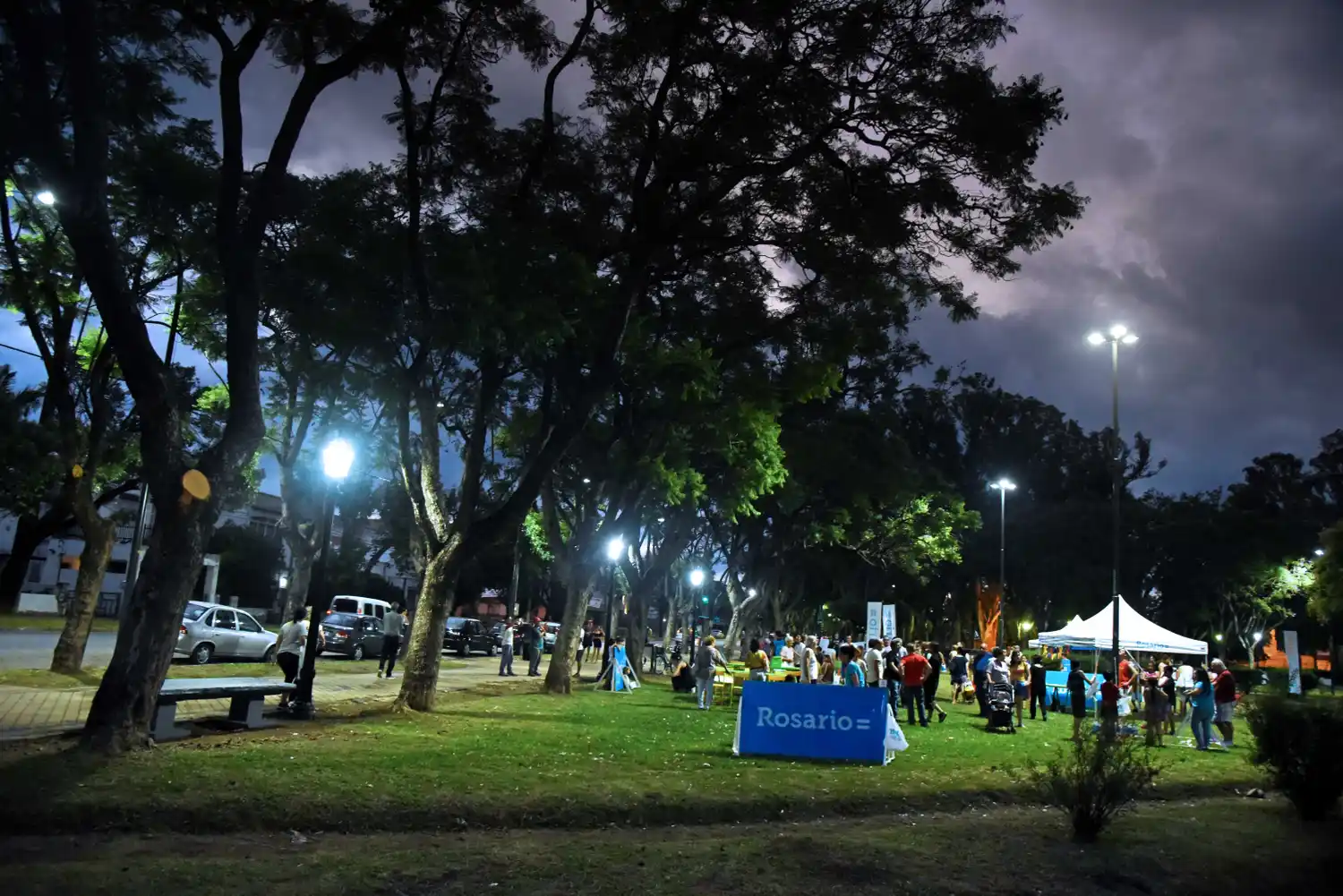 Nuevas luces LED para Avenida del Rosario y Plaza Las Heras