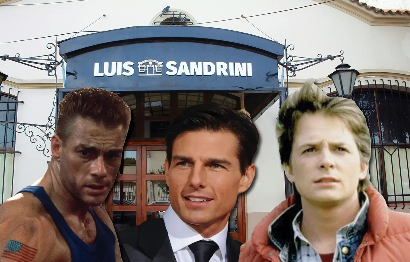 Jean Claude van Damme, Tom Cruice y Michael J. Fox