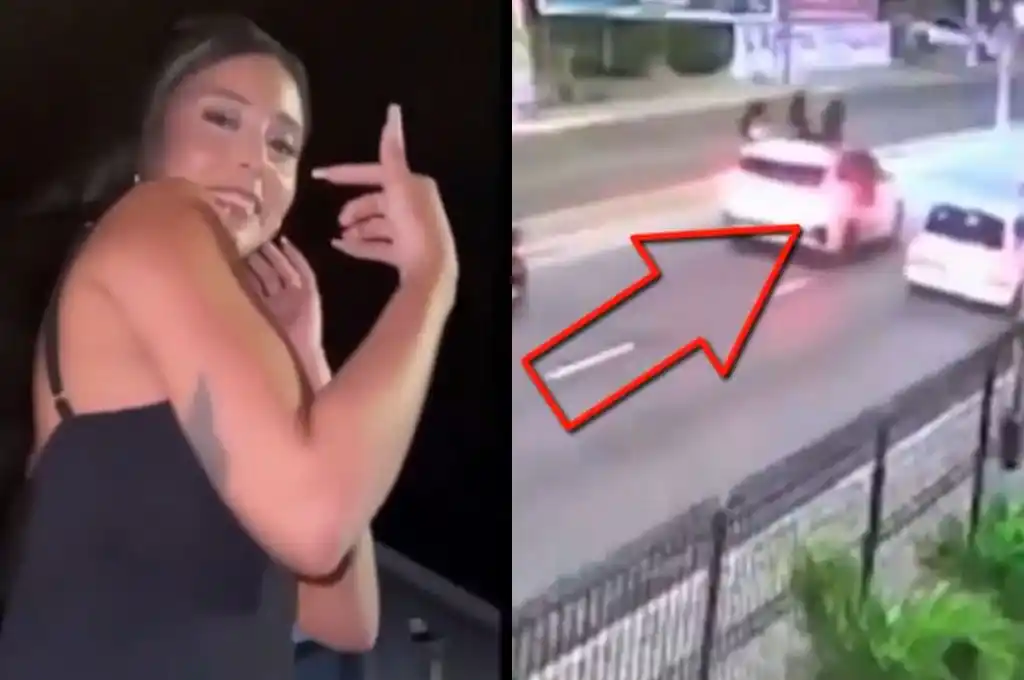 Murió tras caer del techo de un auto
