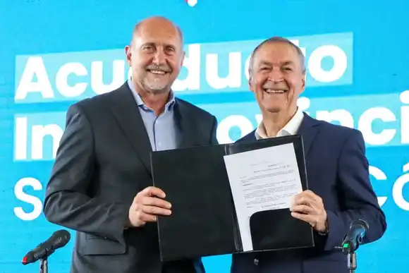 Anuncian el llamado a licitación del Bloque A del acueducto interprovincial Santa Fe-Córdoba