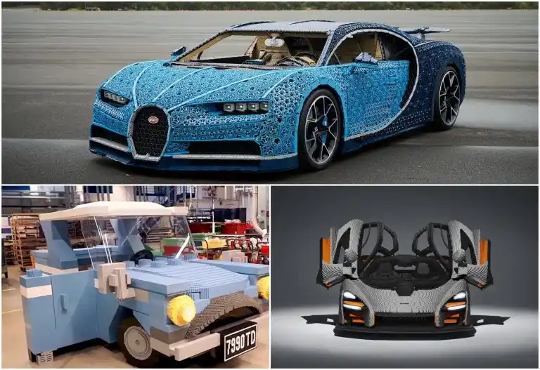 Mirá estas increíbles réplicas de autos en tamaño real, hechas con Lego