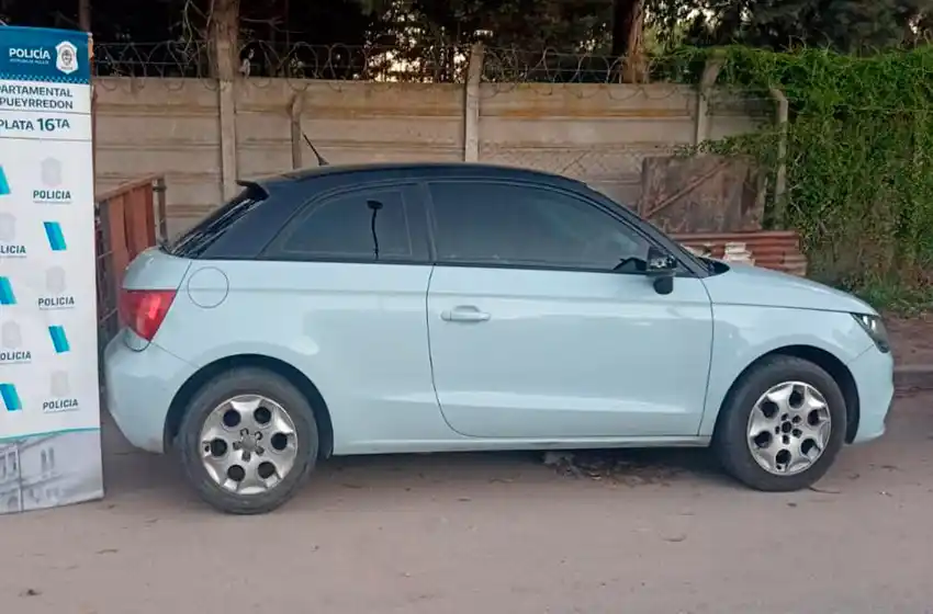 En un Audi de alta gama con numeración adulterada: detienen a una joven