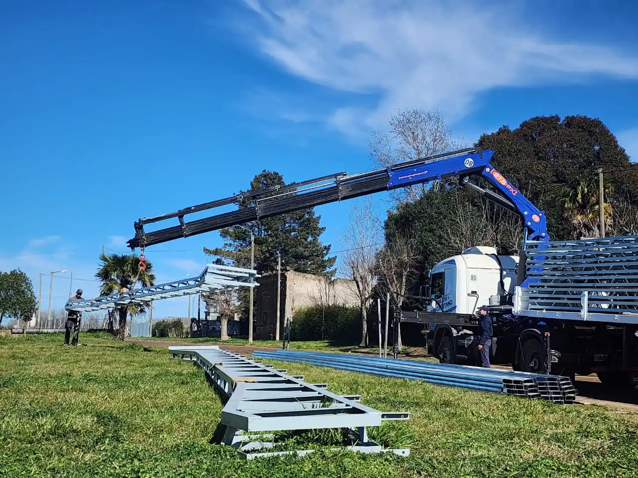 Techarán el playón polideportivo de Gardey.