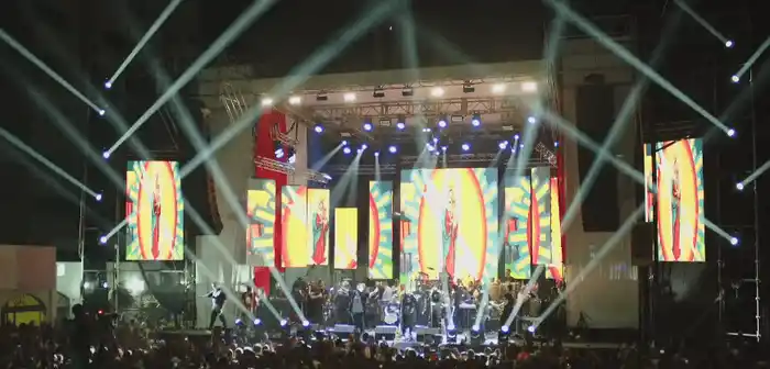 La Chinita fue venerada con música. Foto captura YouTube