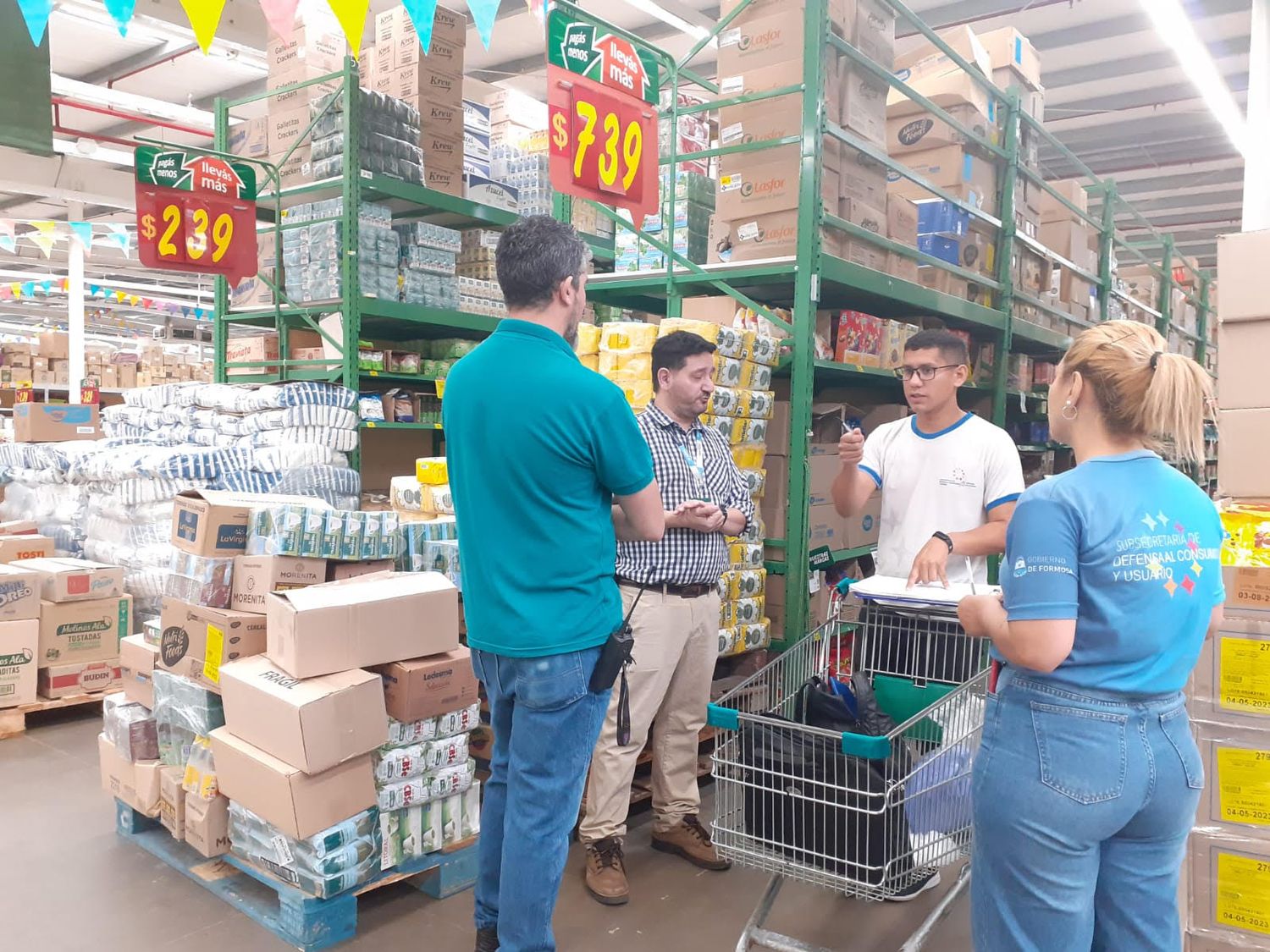 Defensa al Consumidor intensificó controles de precios en supermercados y mayoristas