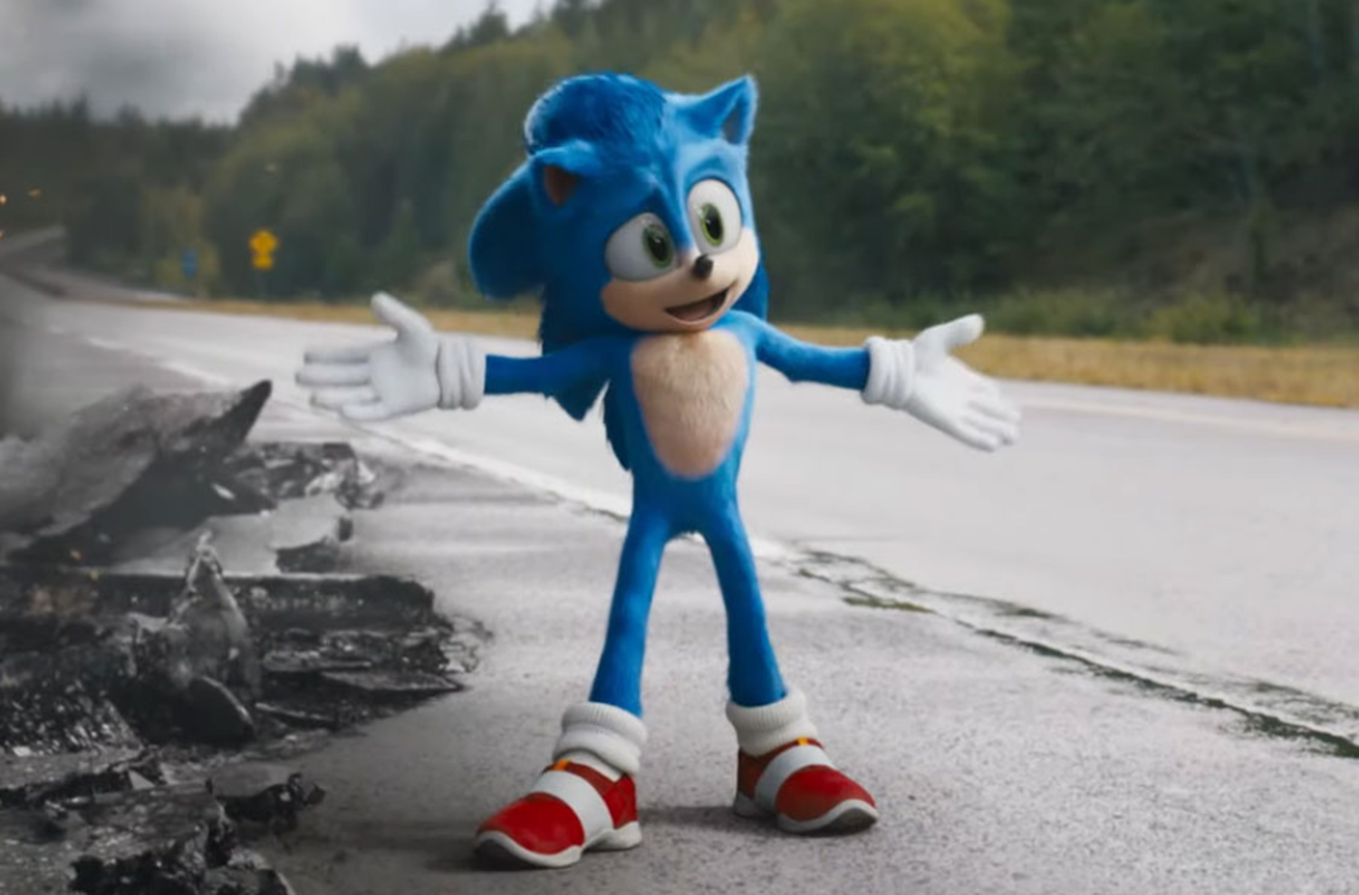 Sonic presume el esperado diseño del tráiler de su nueva película