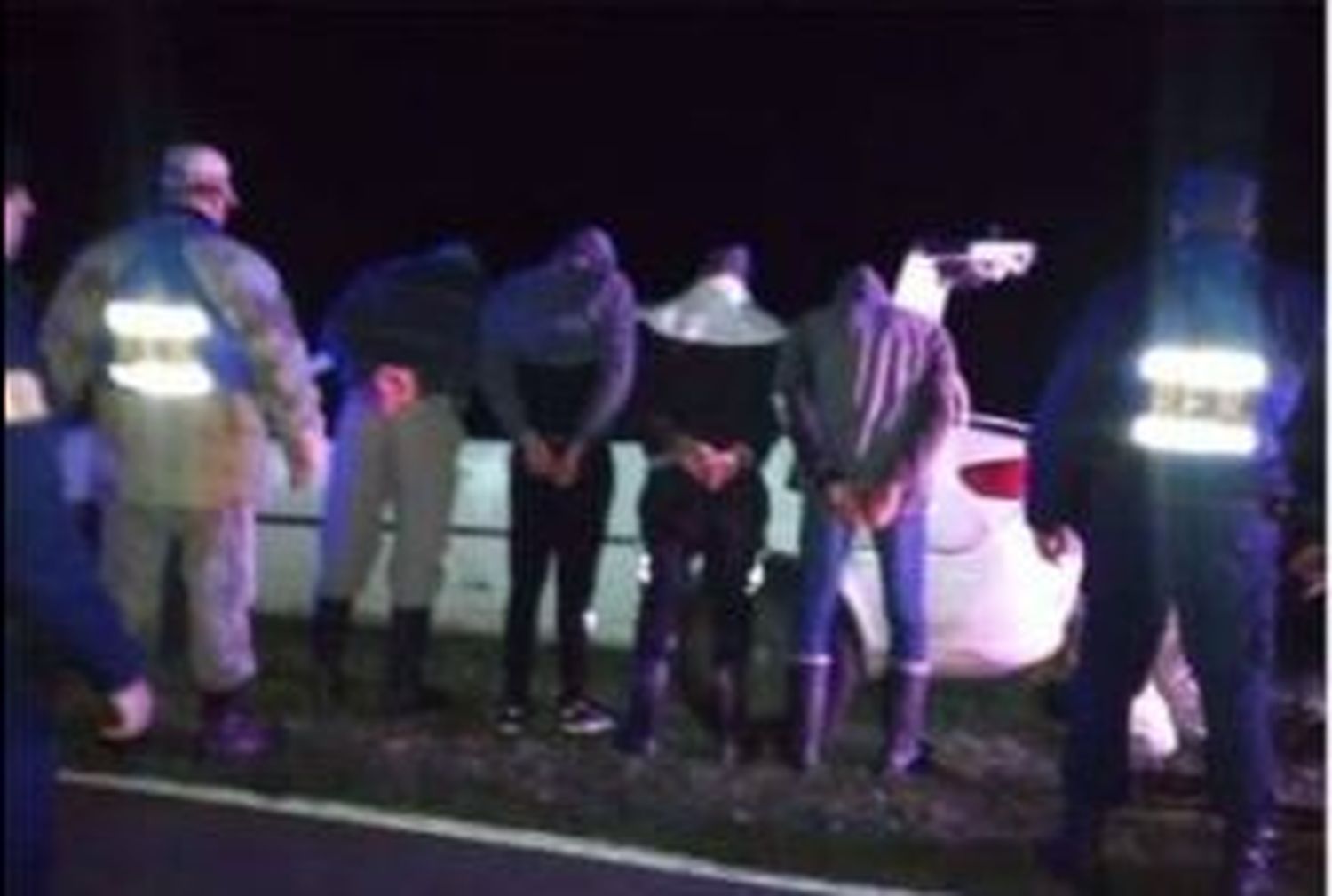 Los detenidos son oriundos de la vecina ciudad de Victoria.