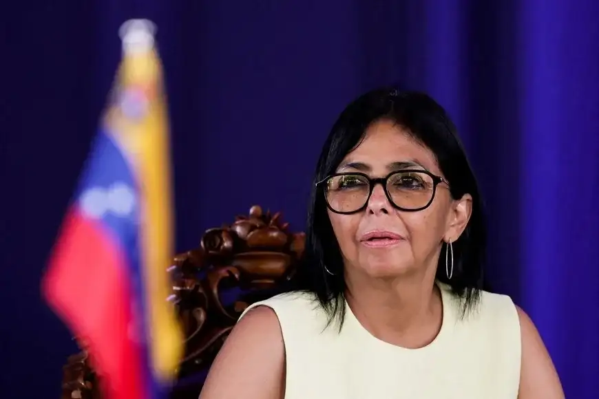 Delcy Rodríguez y Trump - 2