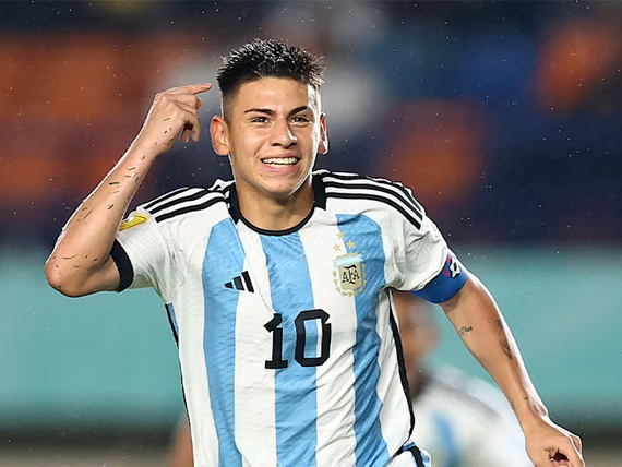 Echeverri, la figura que ilusiona a la Sub 20 para el Mundial de Chile