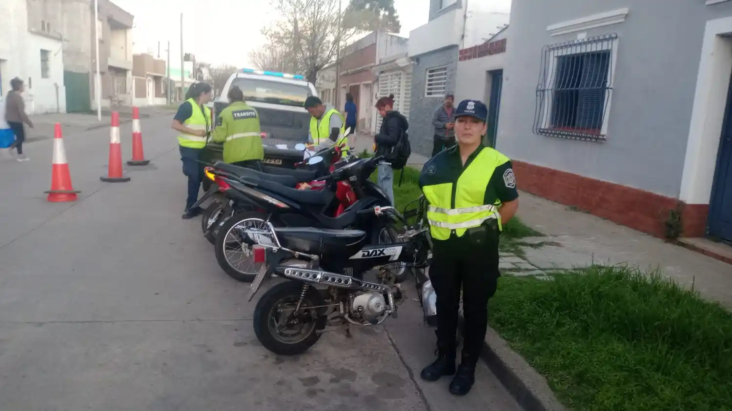 El operativo fue montado en la zona de Pellegrini y Colón.