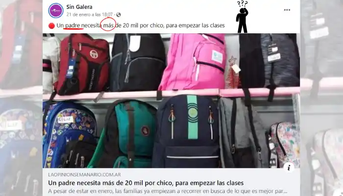 La nota de los útiles escolares despertó una polémica que revela que son pocos los que se toman el trabajo de leer antes de opinar.
