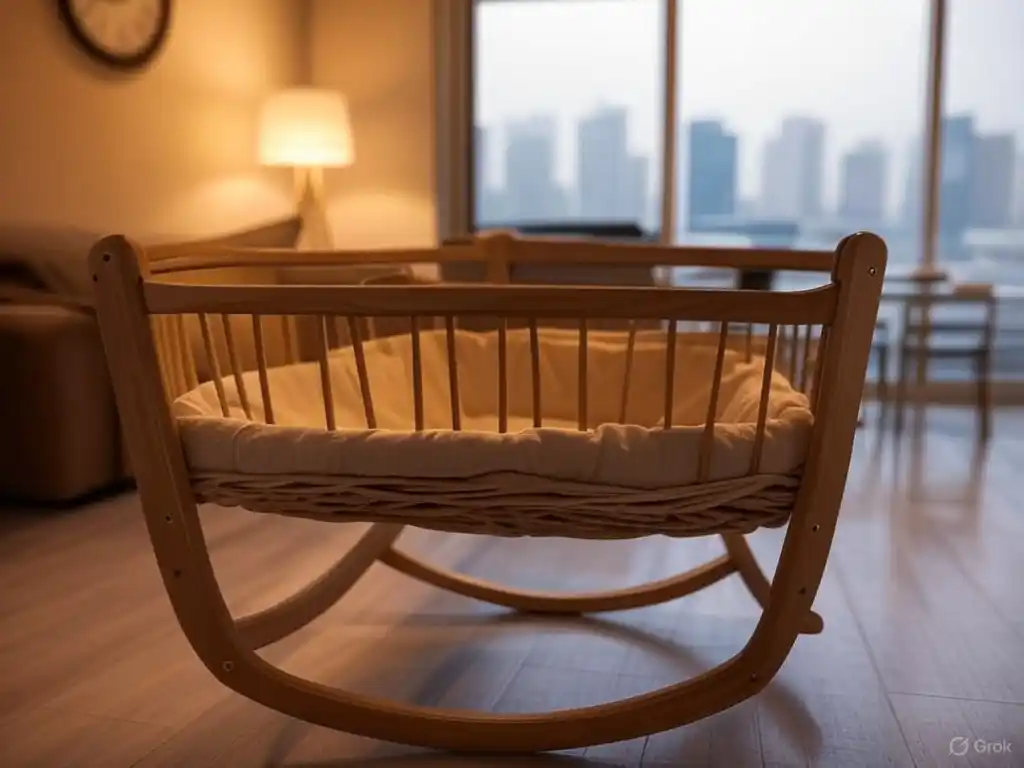 Símbolo de estos tiempos. La cuna vacía refleja los cambios en la natalidad y las nuevas prioridades en la sociedad actual.