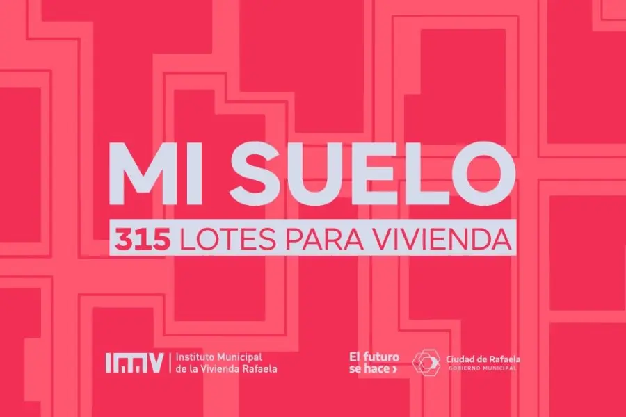 Se extiende el período de inscripciones al programa “Mi suelo, 315 lotes para vivienda”