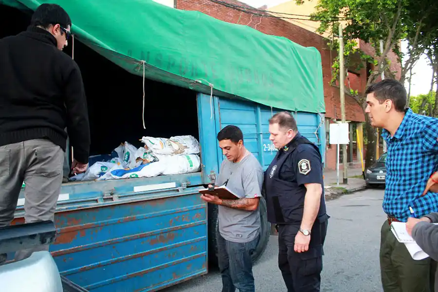 Insumos recuperados. Habían sido robados