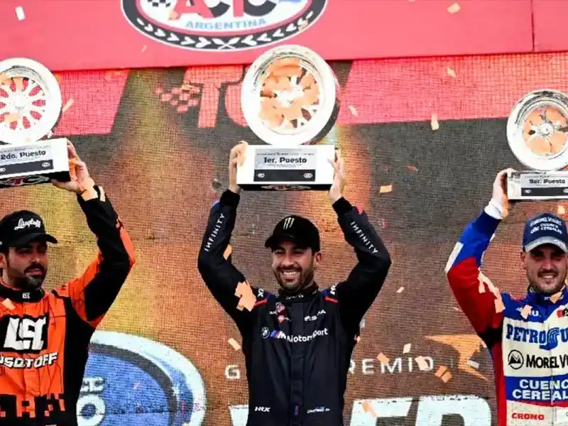 Julián Santero se quedó el triunfo en Viedma en la segunda fecha del TC. Foto:Carburando