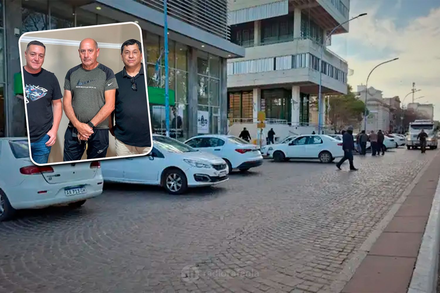 Darío Solís, titular de Remises Stylo, Sergio y Pablo, remiseros  | Remiseros denunciaron competencia desleal y falta de controles