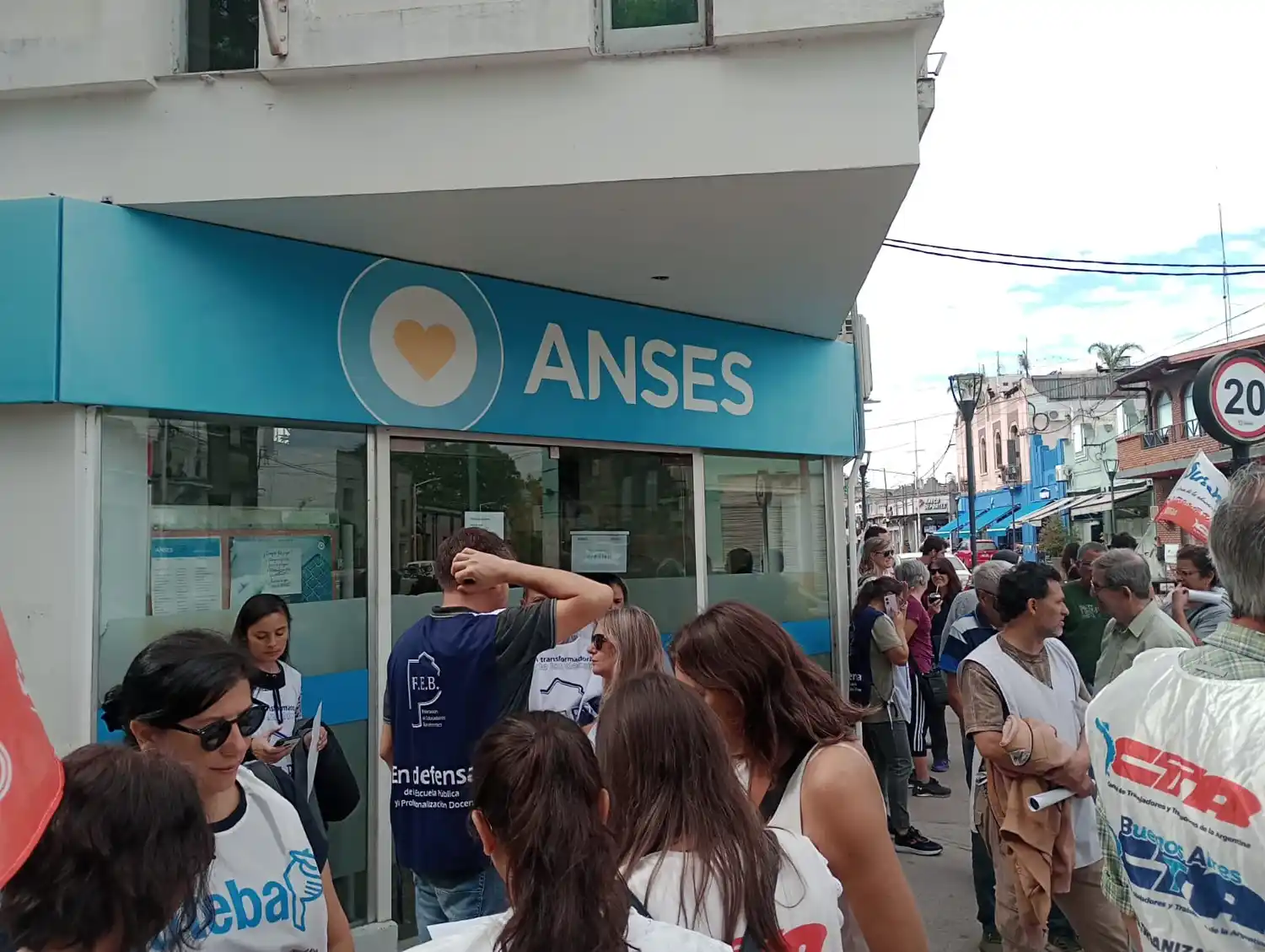 movilización anses sindicatos