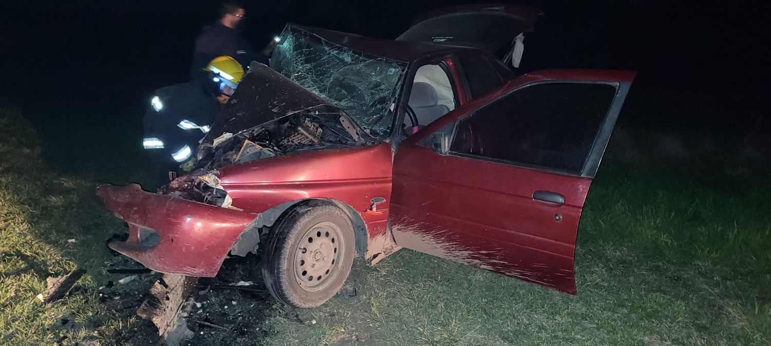 Trasladaron al policía accidentado el viernes pasado en ruta 191