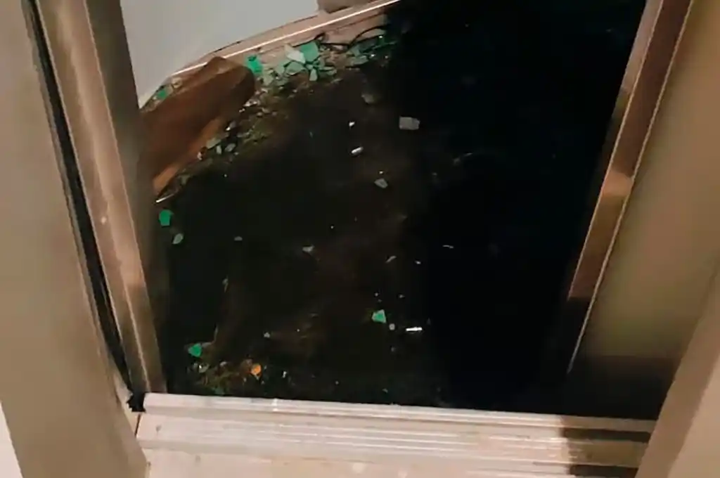 Cayó un ascensor de una casa