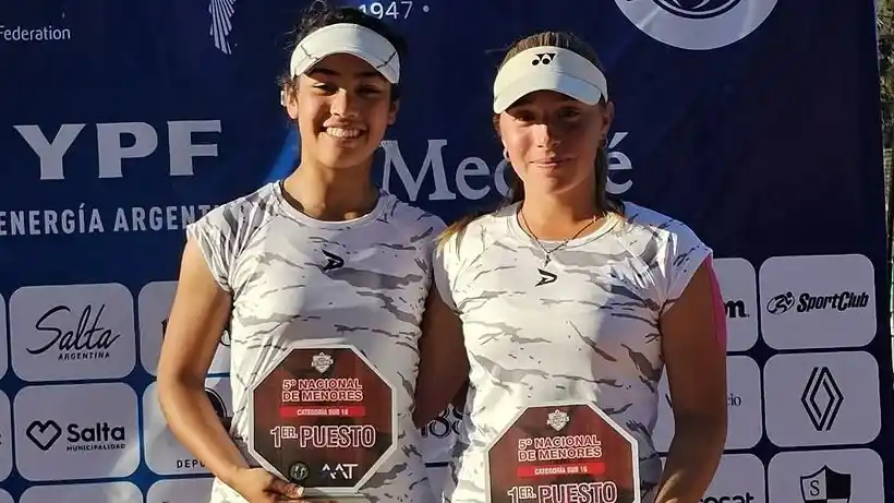 Delfina Ruete, campeona junto a Caira Vega en Salta
