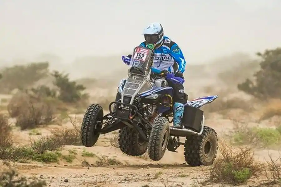 El argentino Andújar volvió a ganar una etapa y es segundo en la general en cuatriciclos