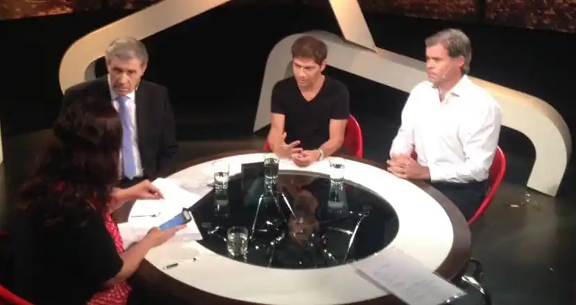 Junto a Kicillof, Piaggio participó del programa de Victor Hugo