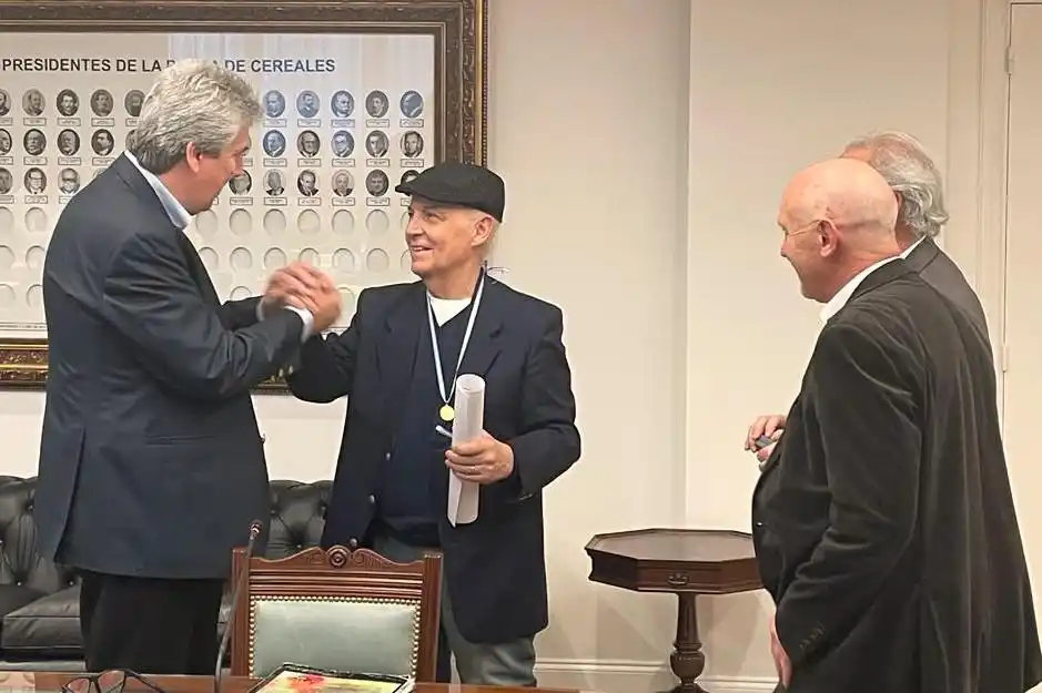El Premio Bolsa de Cereales fue para Alfredo Cirilo