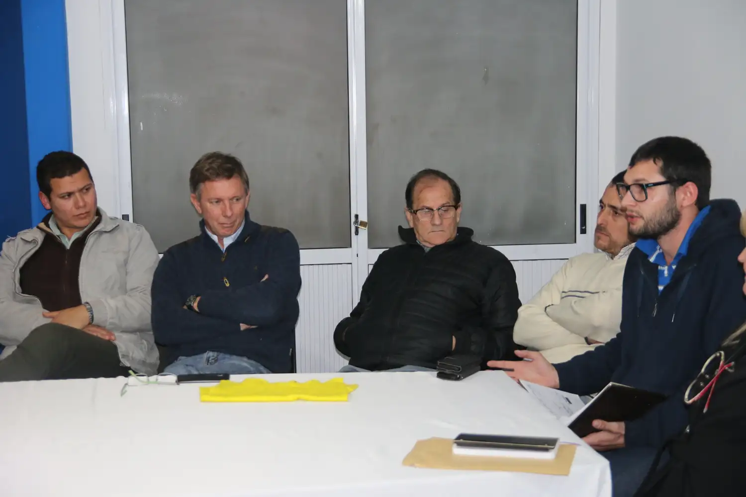 Juan José Bahillo se reunió con referentes gremiales