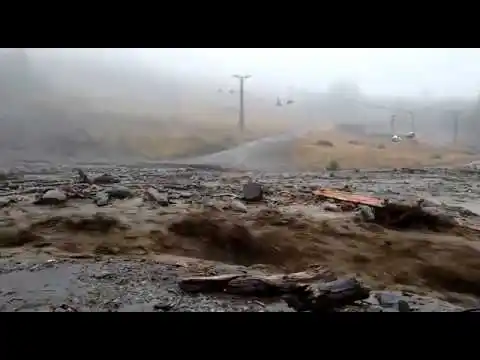 Lluvias intensas y alud en Bariloche: está cortada la Ruta 40