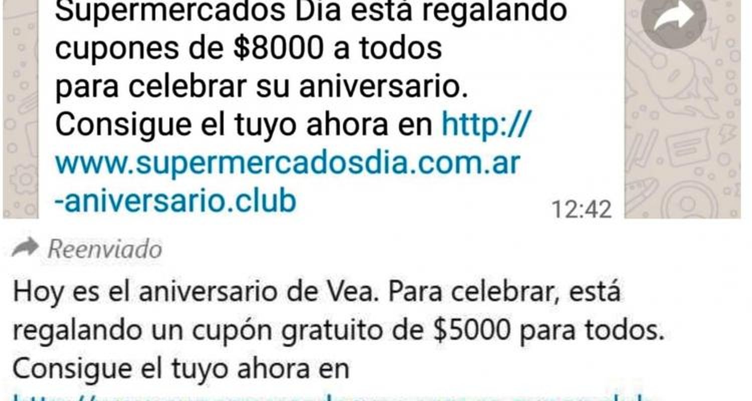 Las “publicidades fraudulentas” que involucran a cadenas de supermercados llegaron a San Pedro