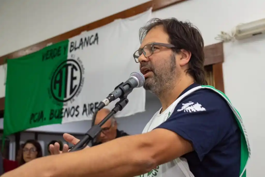 Hernán Gasparini, secretario general de ATE Tandil.