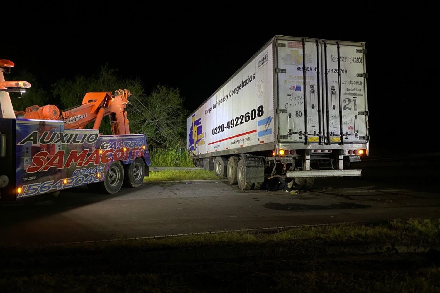 Despistó un camión en Ruta 12